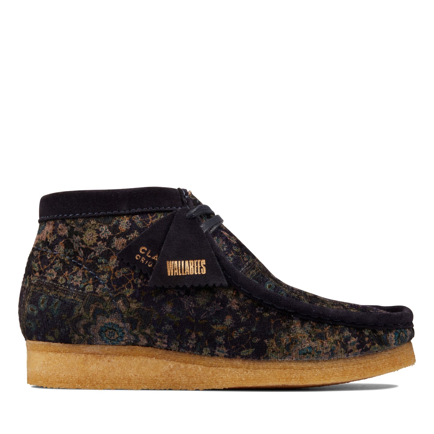 NAVY VELVET WALLABEE - House of Prag