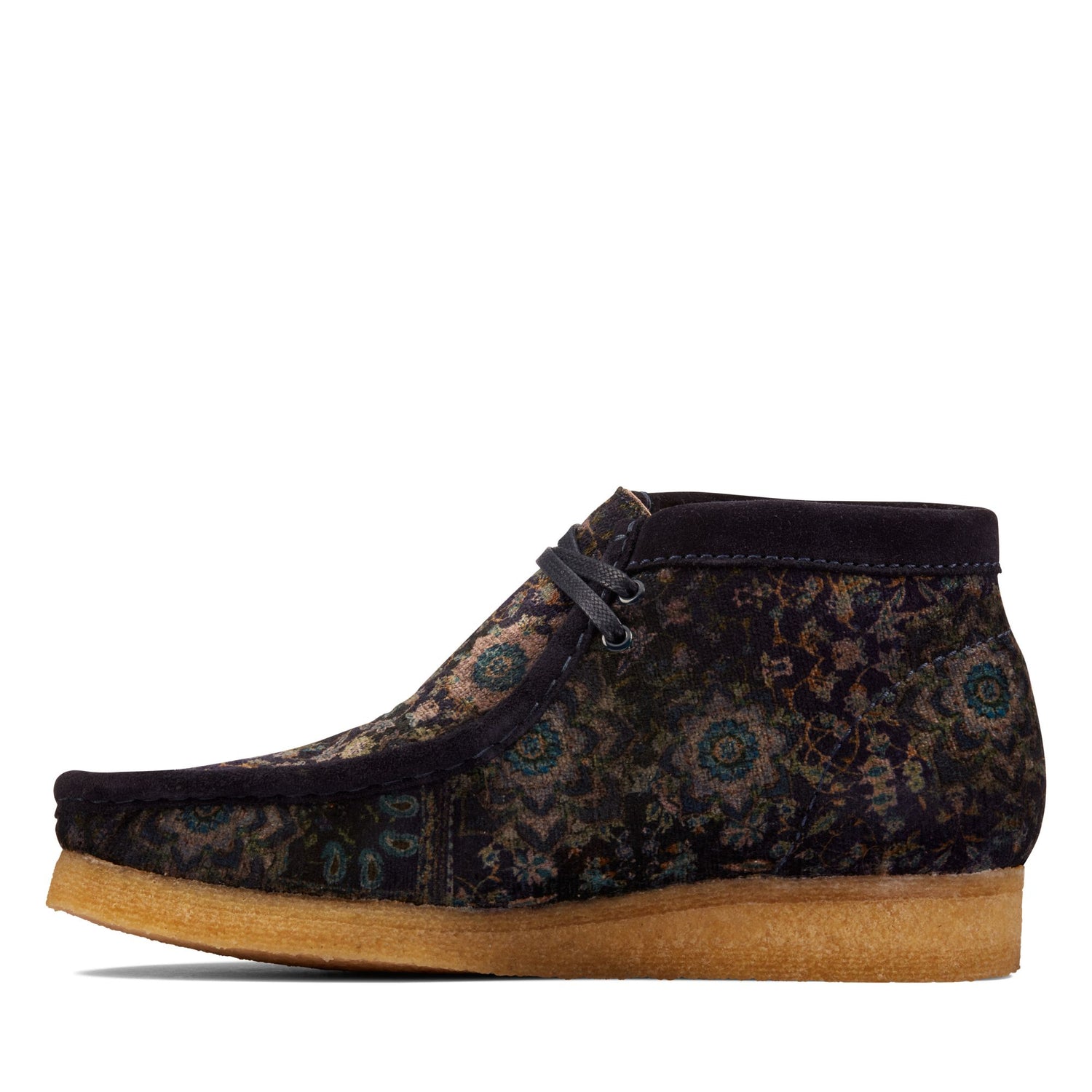 NAVY VELVET WALLABEE - House of Prag