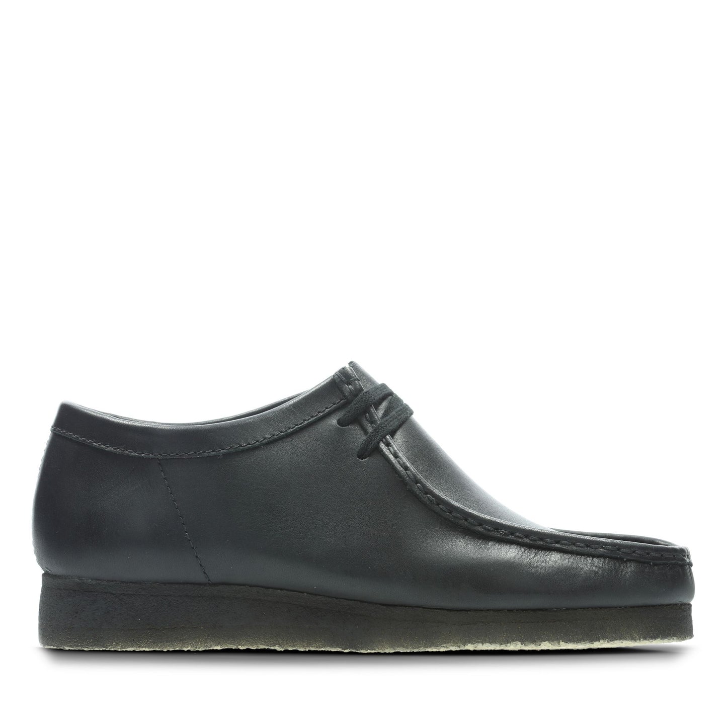 BLACK LEATHER WALLABEE - House of Prag