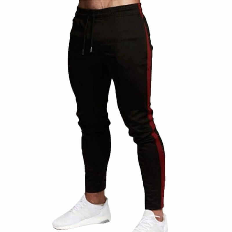 DRAWSTRING SIDE STRIPE JOGGER PANTS - House of Prag