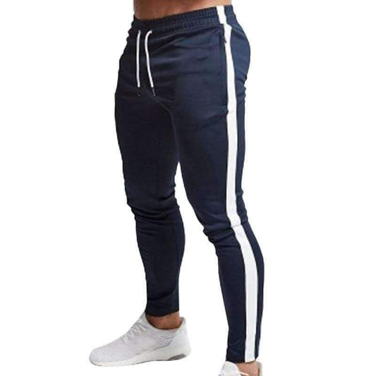 DRAWSTRING SIDE STRIPE JOGGER PANTS - House of Prag