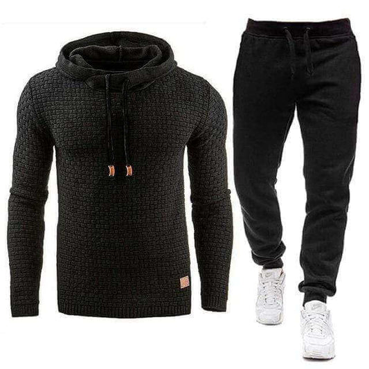 KNIT HOODIE JOGGER SET - House of Prag