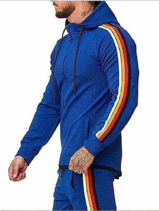 RAINBOW COLOR BLOCK TRACKSUIT - House of Prag