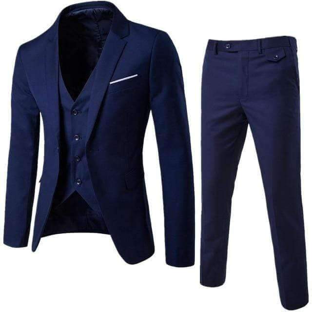 THREE-PIECE SLIM FIT SUIT - House of Prag