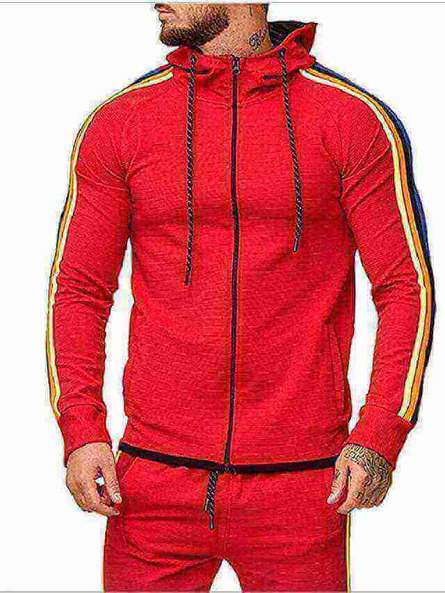 RAINBOW COLOR BLOCK TRACKSUIT - House of Prag