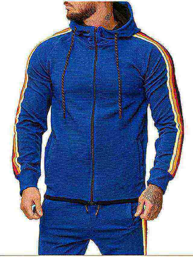 RAINBOW COLOR BLOCK TRACKSUIT - House of Prag