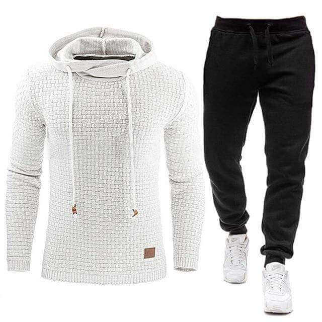 KNIT HOODIE JOGGER SET - House of Prag