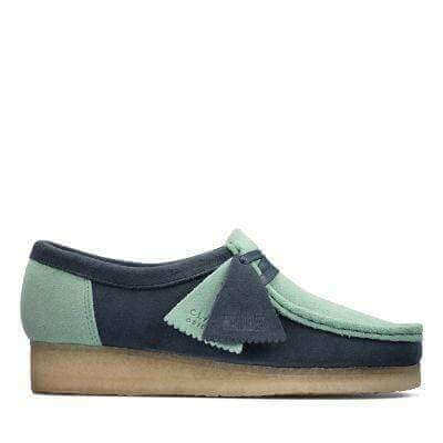 HER OLIVE MINT WALLABEE - House of Prag