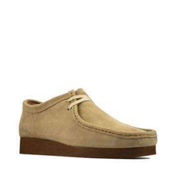 KHAKI LEATHER WALLABEE - House of Prag